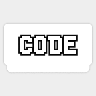 PROGRAMMERS GIFT : Code is Art That Does Something Sticker